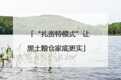 “扎赉特模式”让黑土粮仓家底更实