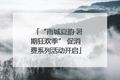 “雨城夏韵·暑期狂欢季” 促消费系列活动开启