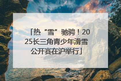 热“雪”驰骋！2025长三角青少年滑雪公开赛在沪举行