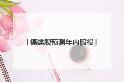 福建舰预测年内服役
