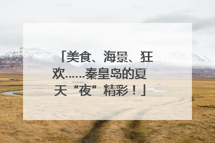 美食、海景、狂欢……秦皇岛的夏天“夜”精彩！