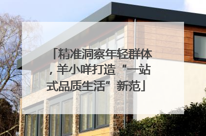 精准洞察年轻群体，羊小咩打造“一站式品质生活”新范