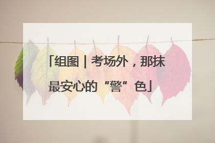 组图｜考场外，那抹最安心的“警”色