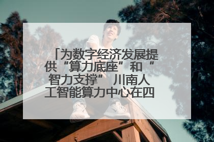 为数字经济发展提供“算力底座”和“智力支撑” 川南人工智能算力中心在四川泸州启动