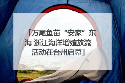 万尾鱼苗“安家”东海 浙江海洋增殖放流活动在台州启幕
