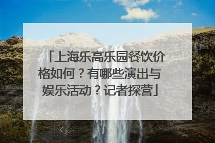 上海乐高乐园餐饮价格如何？有哪些演出与娱乐活动？记者探营