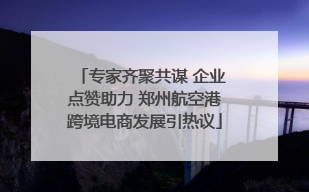 专家齐聚共谋 企业点赞助力 郑州航空港跨境电商发展引热议