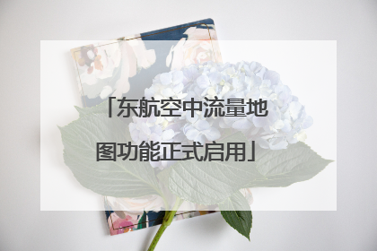 东航空中流量地图功能正式启用