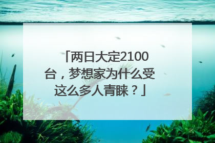 两日大定2100台，梦想家为什么受这么多人青睐？