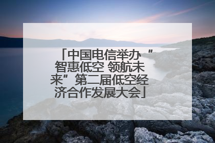 中国电信举办“智惠低空 领航未来”第二届低空经济合作发展大会