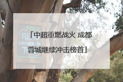 中超重燃战火 成都蓉城继续冲击榜首