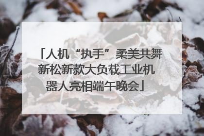 人机“执手”柔美共舞 新松新款大负载工业机器人亮相端午晚会