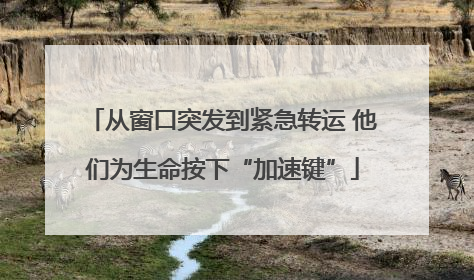 从窗口突发到紧急转运 他们为生命按下“加速键”
