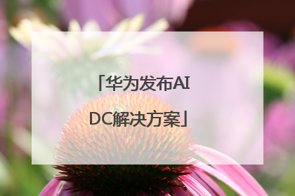 华为发布AI DC解决方案