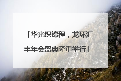 华光织锦程，龙环汇丰年会盛典隆重举行