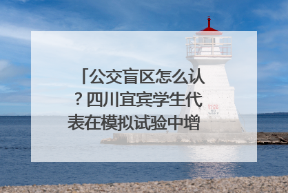 公交盲区怎么认？四川宜宾学生代表在模拟试验中增强乘车安全意识