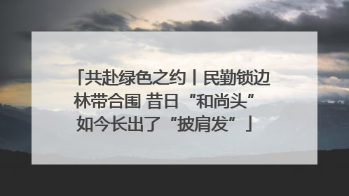 共赴绿色之约丨民勤锁边林带合围 昔日“和尚头”如今长出了“披肩发”