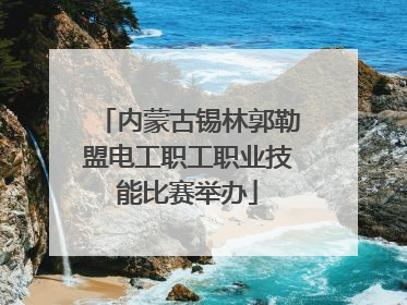 内蒙古锡林郭勒盟电工职工职业技能比赛举办