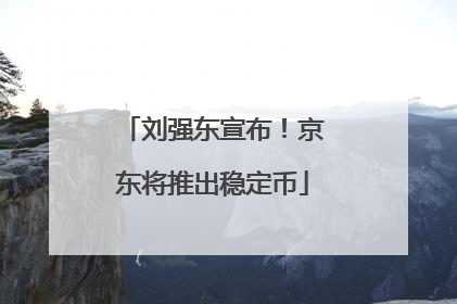 刘强东宣布！京东将推出稳定币
