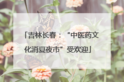 吉林长春：“中医药文化消夏夜市”受欢迎