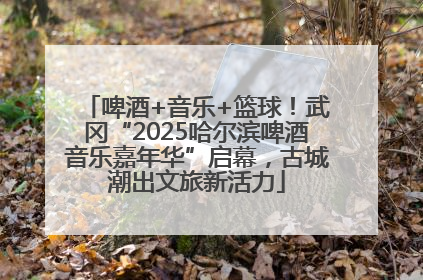 啤酒+音乐+篮球！武冈“2025哈尔滨啤酒音乐嘉年华”启幕，古城潮出文旅新活力