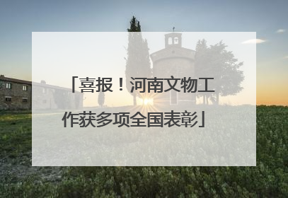 喜报！河南文物工作获多项全国表彰