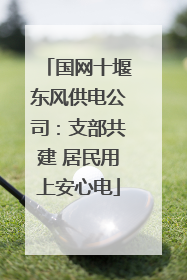 国网十堰东风供电公司：支部共建 居民用上安心电