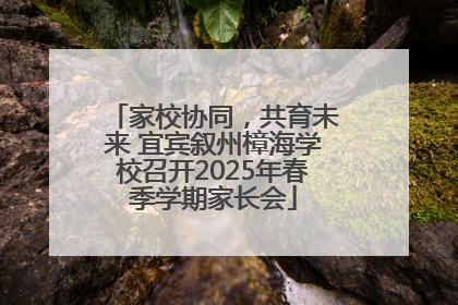 家校协同，共育未来 宜宾叙州樟海学校召开2025年春季学期家长会