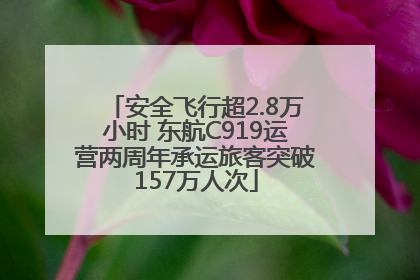 安全飞行超2.8万小时 东航C919运营两周年承运旅客突破157万人次