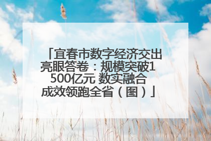 宜春市数字经济交出亮眼答卷：规模突破1500亿元 数实融合成效领跑全省（图）