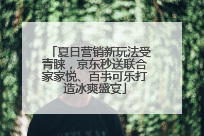 夏日营销新玩法受青睐，京东秒送联合家家悦、百事可乐打造冰爽盛宴