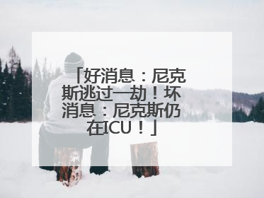 好消息：尼克斯逃过一劫！坏消息：尼克斯仍在ICU！