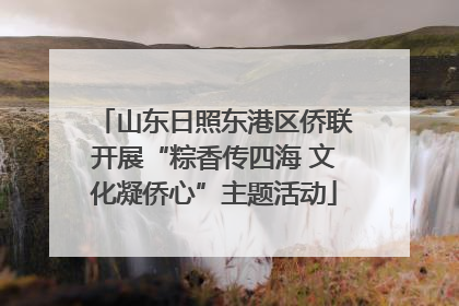 山东日照东港区侨联开展“粽香传四海 文化凝侨心”主题活动
