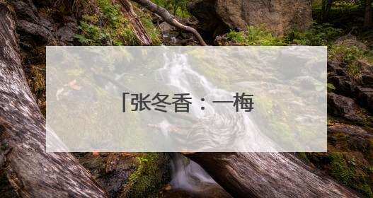 张冬香：一梅绽放满园香
