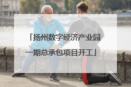 扬州数字经济产业园一期总承包项目开工