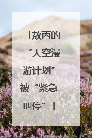 敖丙的“天空漫游计划”被“紧急叫停”