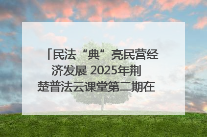 民法“典”亮民营经济发展 2025年荆楚普法云课堂第二期在武汉客厅开讲