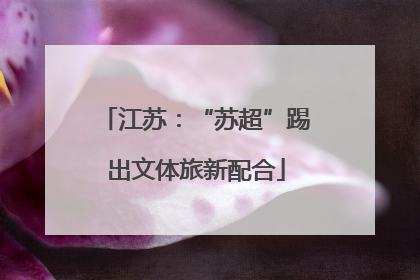 江苏：“苏超”踢出文体旅新配合