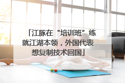 江豚在“培训班”练就江湖本领，外国代表想复制技术回国