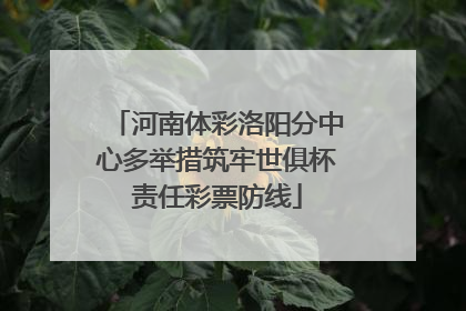 河南体彩洛阳分中心多举措筑牢世俱杯责任彩票防线