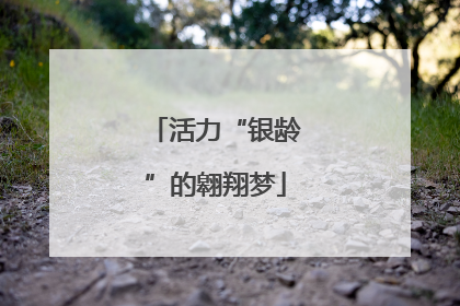 活力“银龄”的翱翔梦