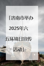 济南市举办2025年六五环境日宣传活动