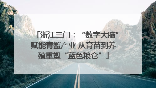 浙江三门：“数字大脑”赋能青蟹产业 从育苗到养殖重塑“蓝色粮仓”