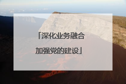 深化业务融合 加强党的建设