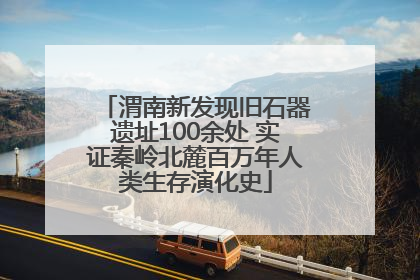渭南新发现旧石器遗址100余处 实证秦岭北麓百万年人类生存演化史