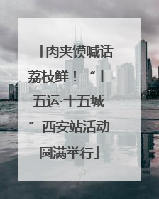 肉夹馍喊话荔枝鲜！“十五运·十五城”西安站活动圆满举行