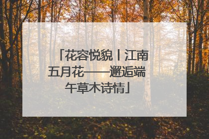 花容悦貌丨江南五月花——邂逅端午草木诗情