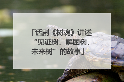 话剧《树魂》讲述“见证树、解困树、未来树”的故事