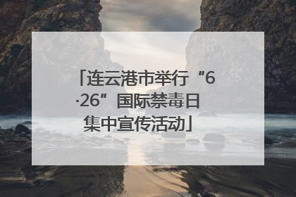连云港市举行“6·26”国际禁毒日集中宣传活动