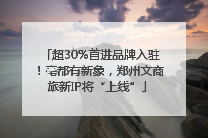 超30%首进品牌入驻！亳都有新象，郑州文商旅新IP将“上线”